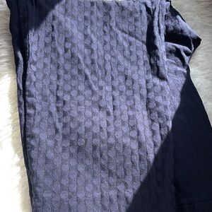 Zac & Rachel Navy Textured Capris